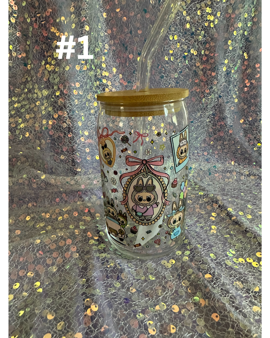 Labubu / Sonny Angel 16oz glass