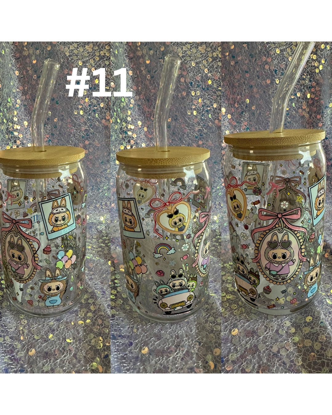 Labubu / Sonny Angel 16oz glass