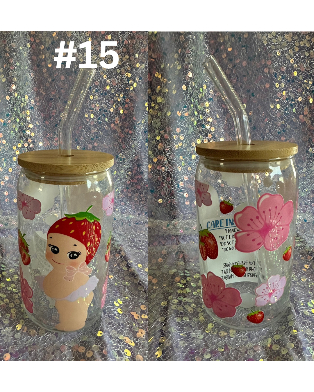 Labubu / Sonny Angel 16oz glass