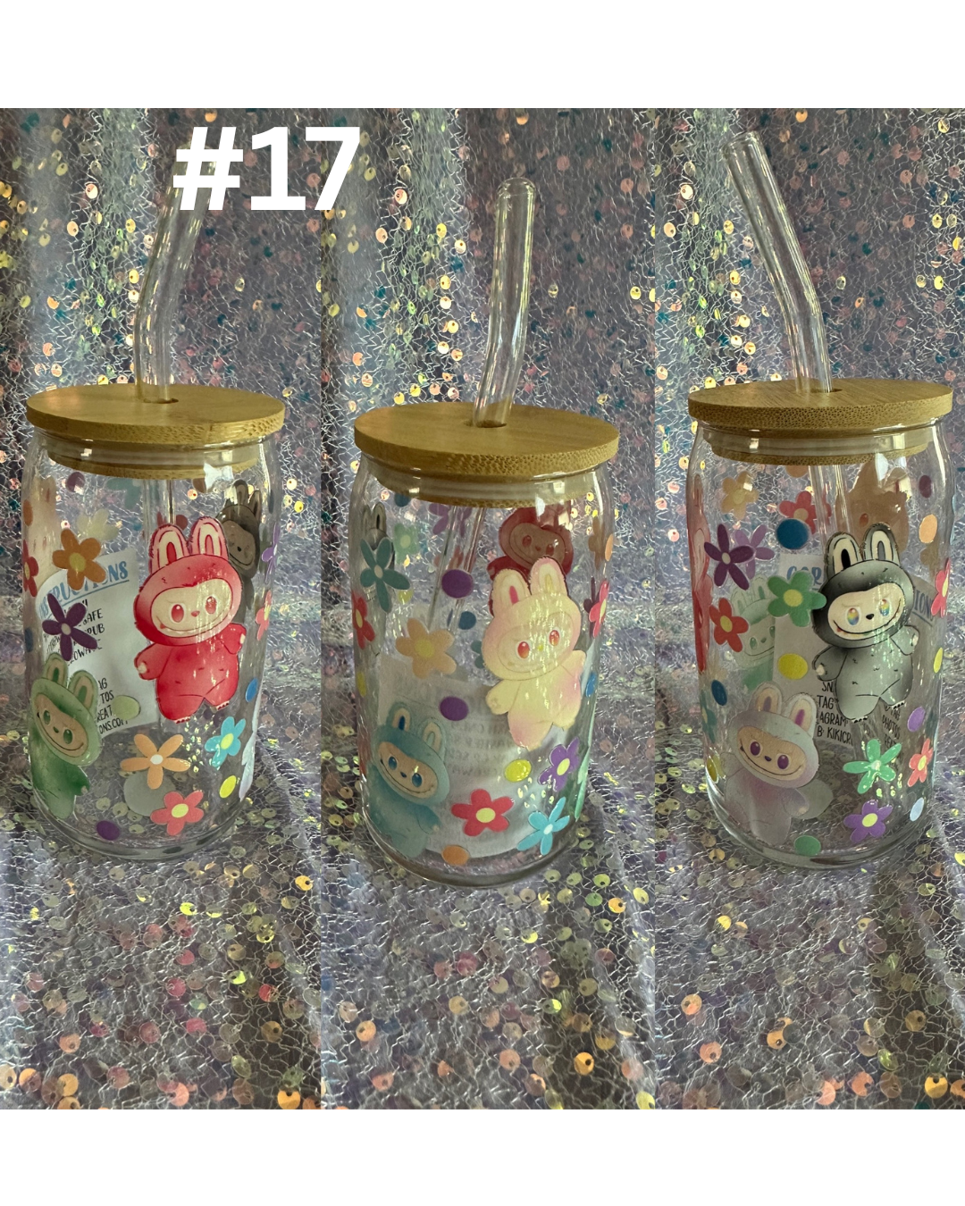 Labubu / Sonny Angel 16oz glass