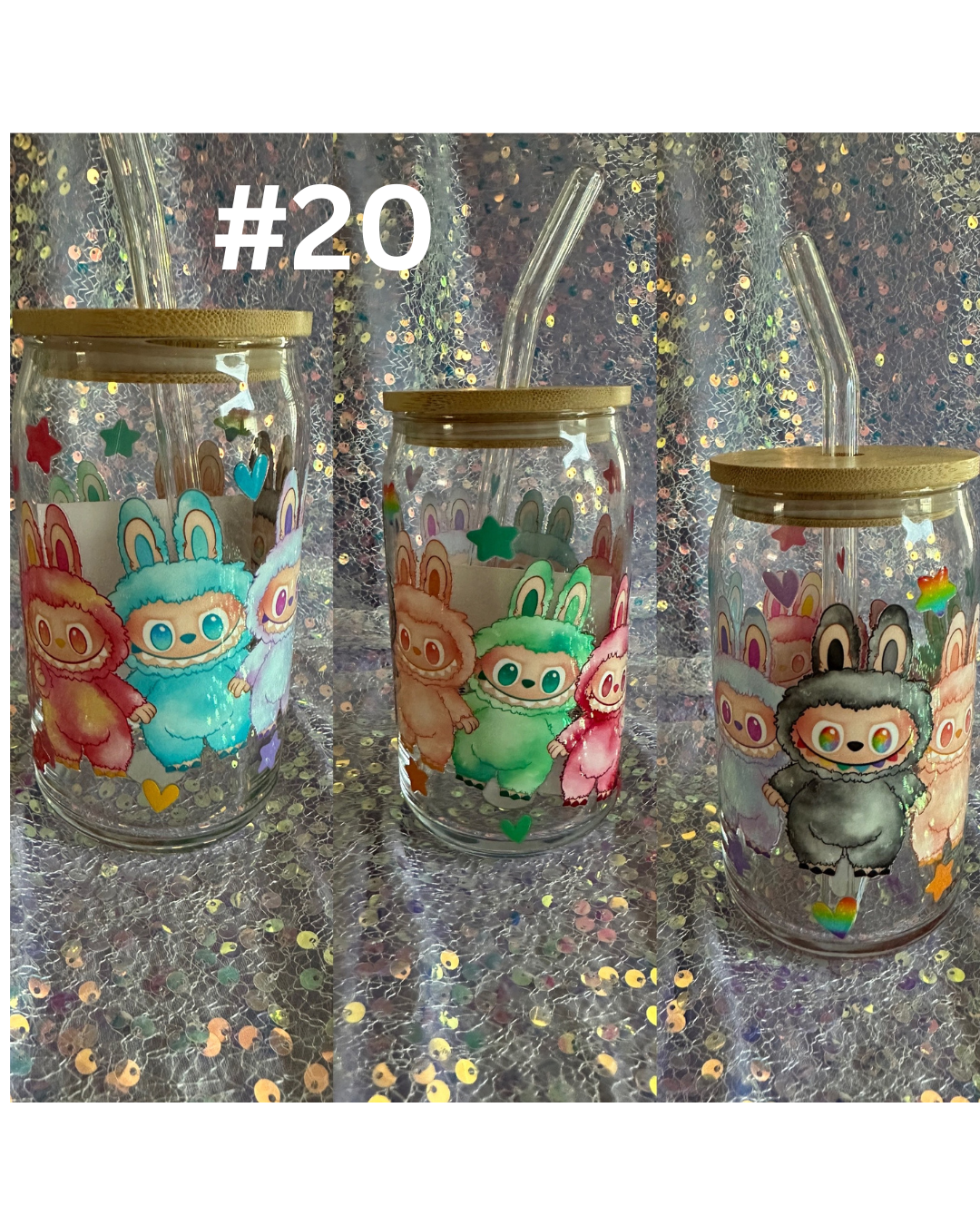 Labubu / Sonny Angel 16oz glass