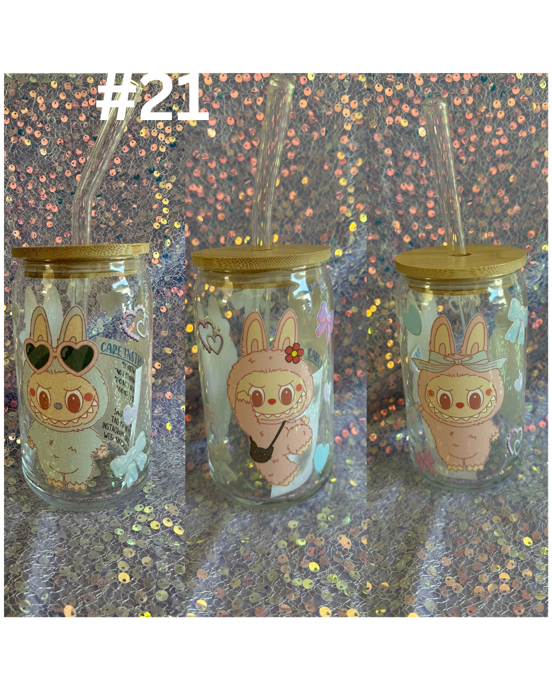 Labubu / Sonny Angel 16oz glass
