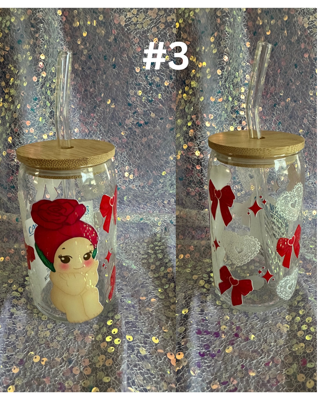 Labubu / Sonny Angel 16oz glass
