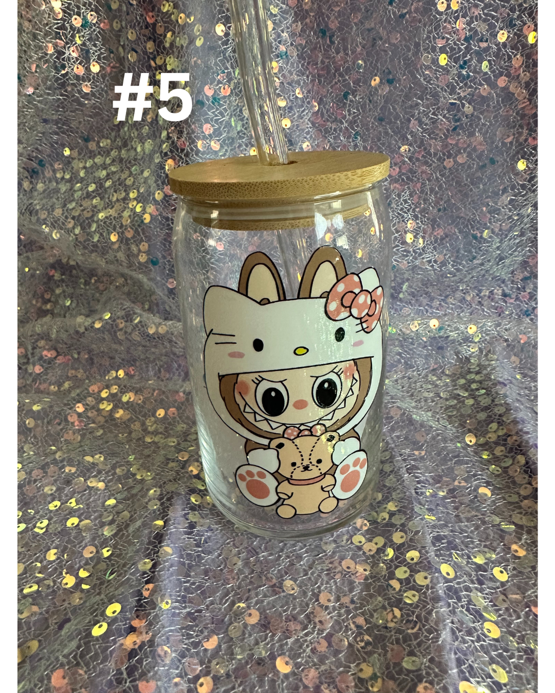 Labubu / Sonny Angel 16oz glass