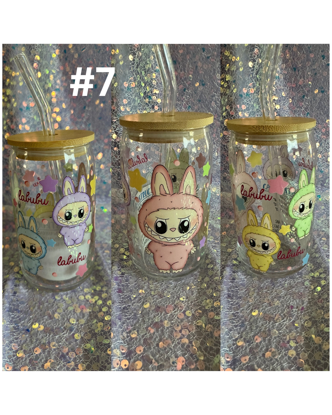 Labubu / Sonny Angel 16oz glass