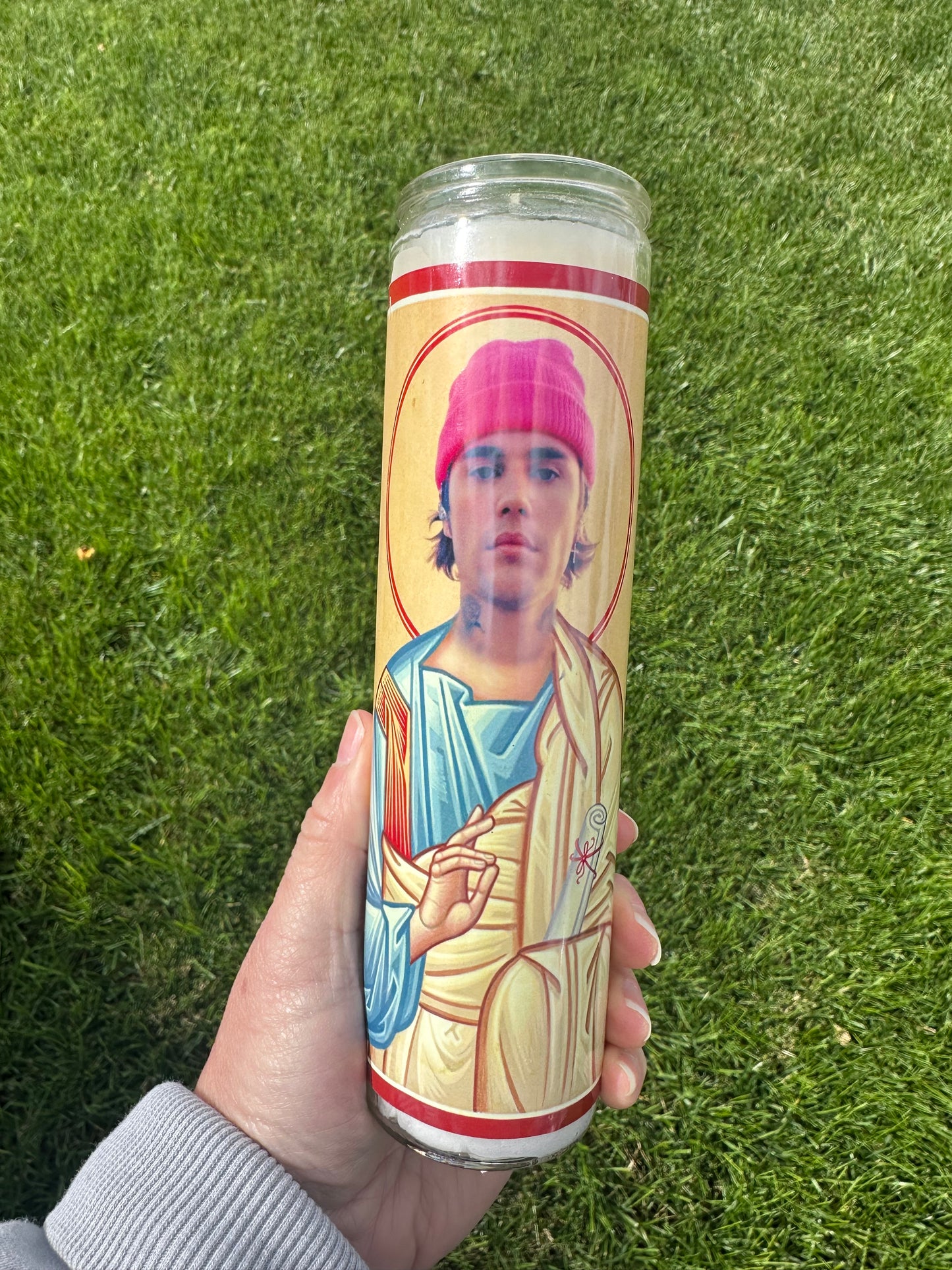Celebrity Saint Candle