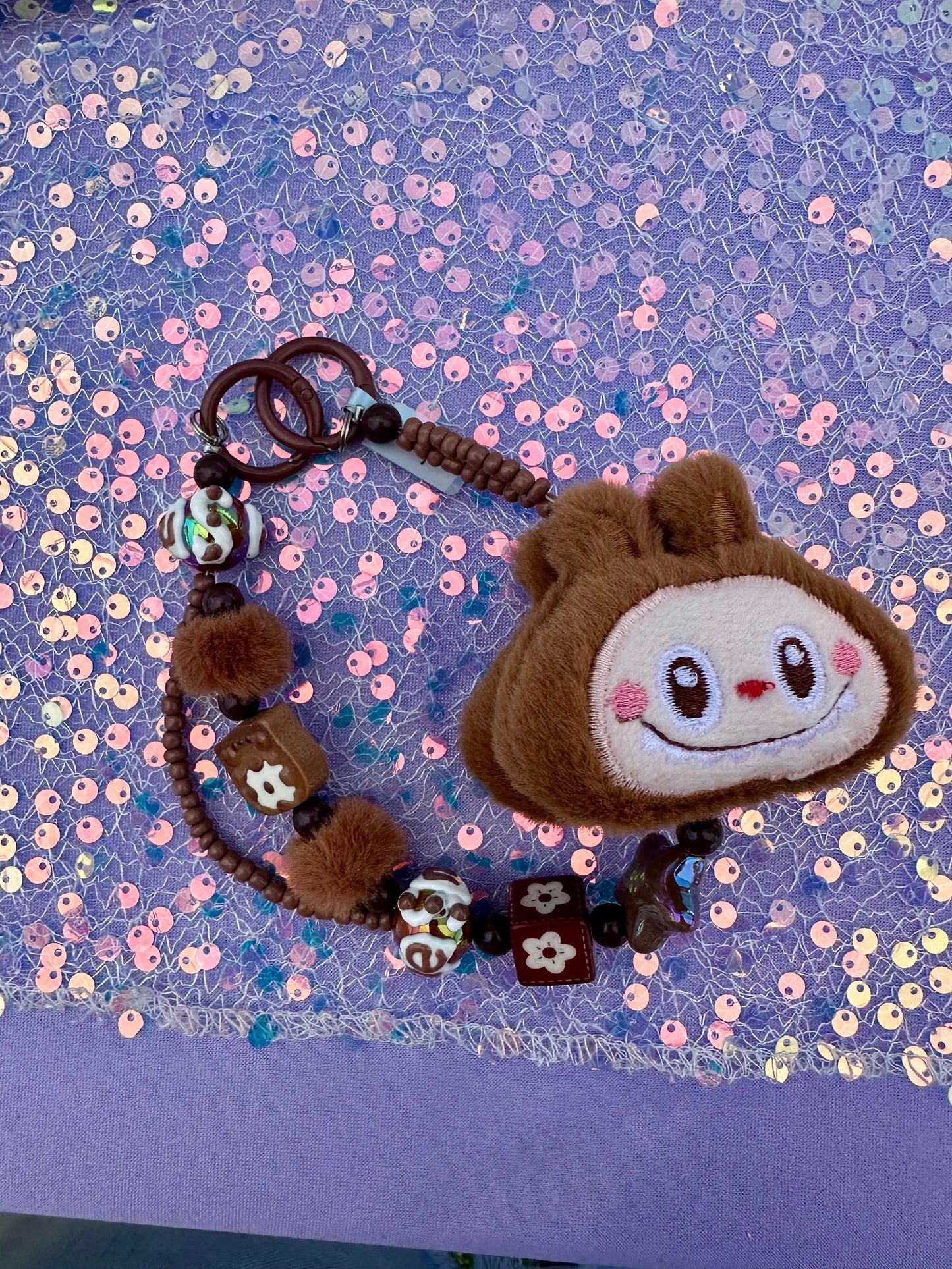 Labubu phone charm, purse charm, purse keychain