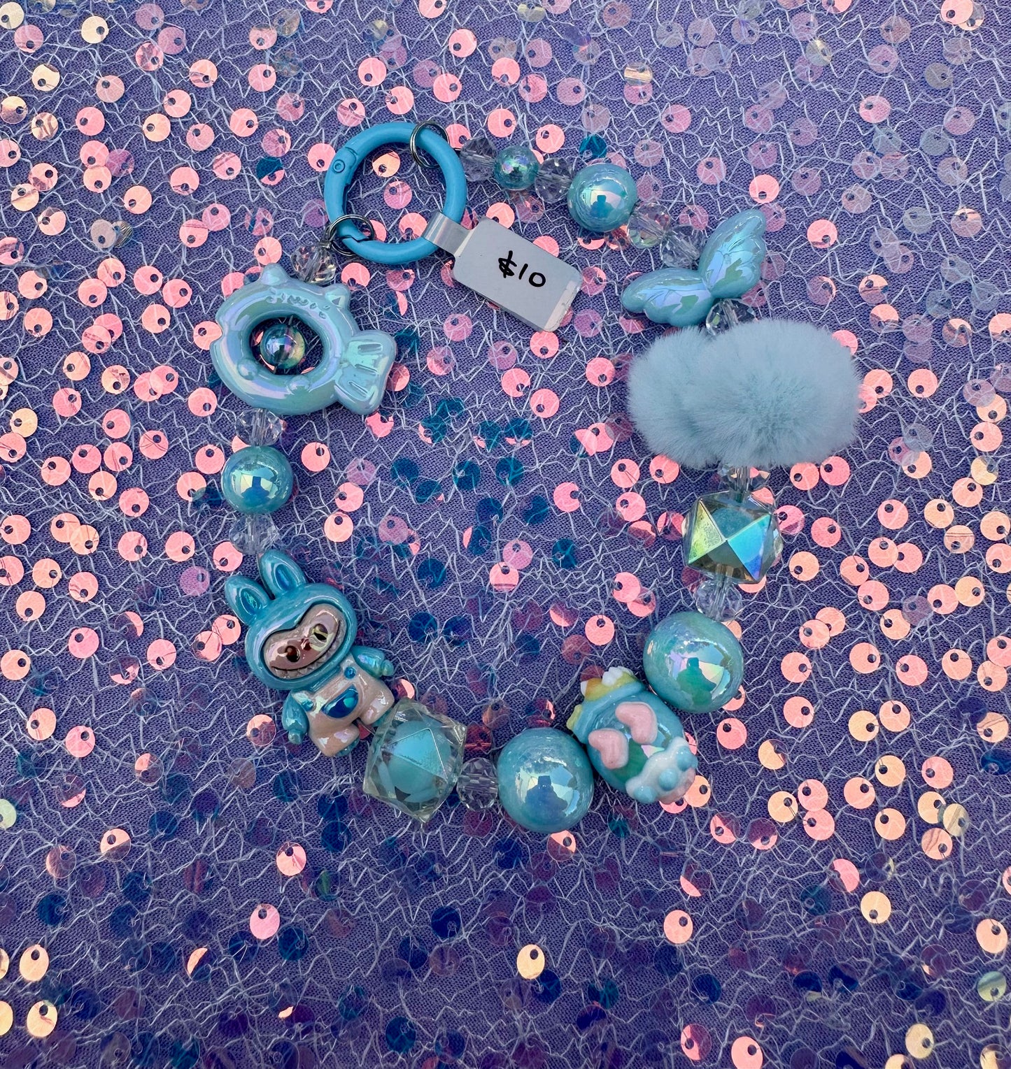 Labubu phone charm, purse charm, purse keychain