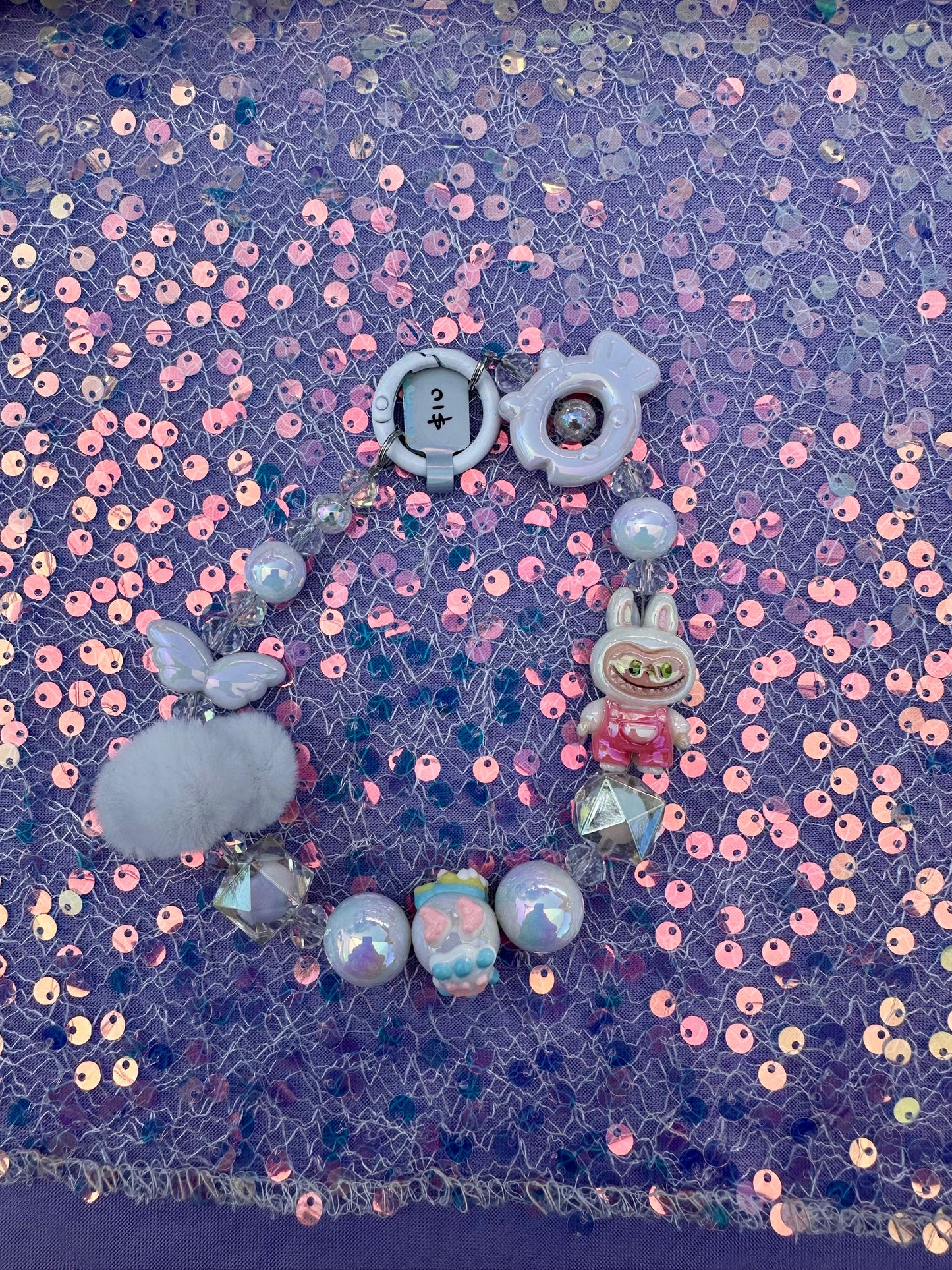 Labubu phone charm, purse charm, purse keychain