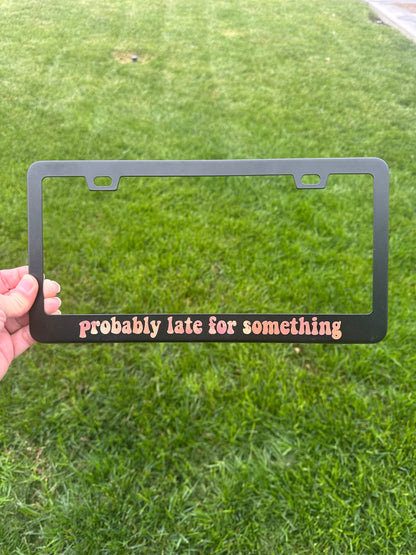 Custom License Plate Frames