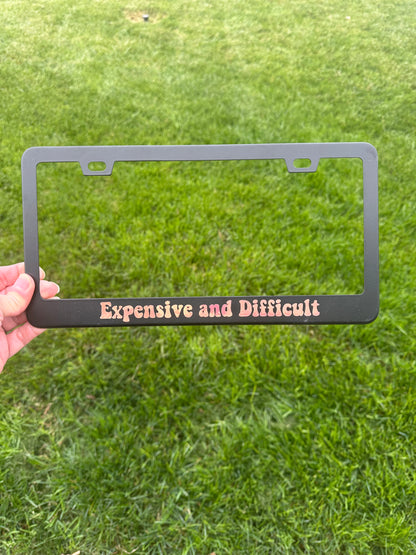 Custom License Plate Frames