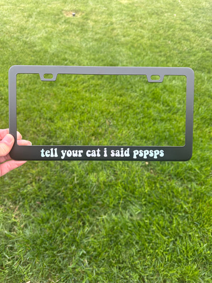 Custom License Plate Frames