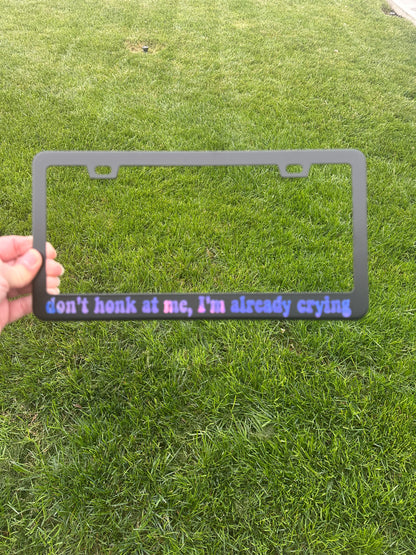 Custom License Plate Frames
