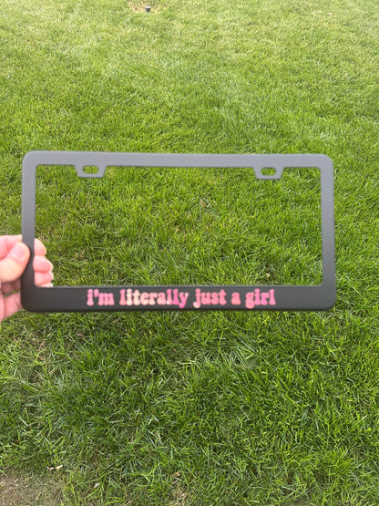 Custom License Plate Frames
