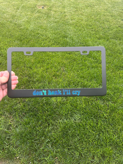 Custom License Plate Frames