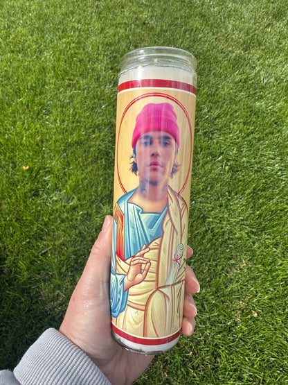 Celebrity Saint Candle