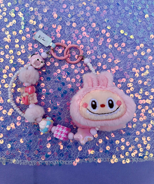 Labubu phone charm, purse charm, purse keychain